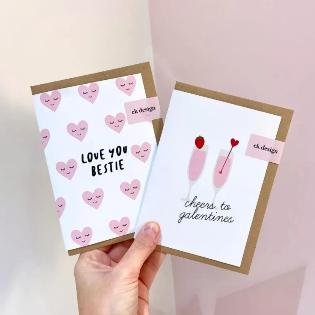 photo of galentines day cards